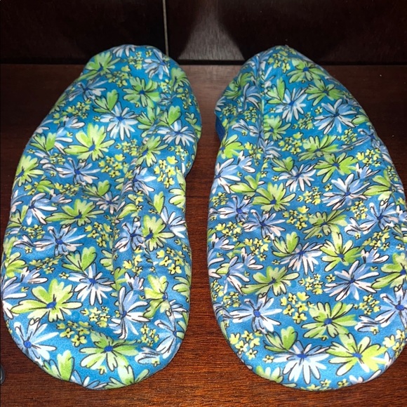 🍀6/$20 Skinnies by snoozies travel slippers and Pouch Set - Picture 3 of 7